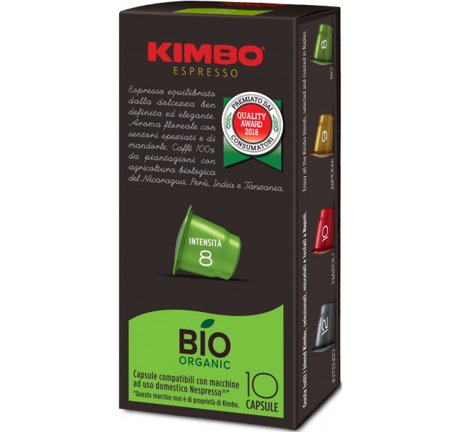 Capsule Cafea Kimbo Bio Organic 10 Capsule